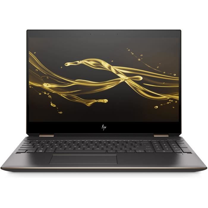 HP PC Ultrabook Spectre x360 15-df0002nf - 15,6" HD - Core i7-8750H - RAM 8Go - Stockage 256Go SSD - GTX 1050 Ti 4Go - Windows 10