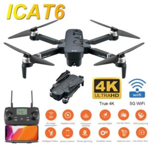 ICAT6 5G RC Drone 4K HD Caméra WIFI GPS Flux Optique 1000M 120 ° Grand Angle