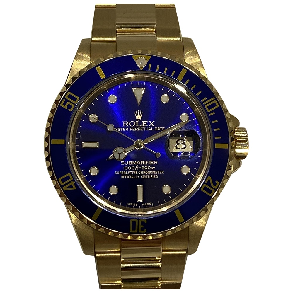 Rolex Submariner Date or jaune massif 18 carats