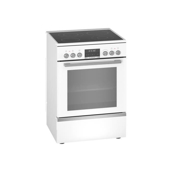 Bosch Serie 6 HKS79R220 Cuisinière pose libre largeur : 60 cm profondeur : 60 cm hauteur : 85 cm avec système auto-nettoyant