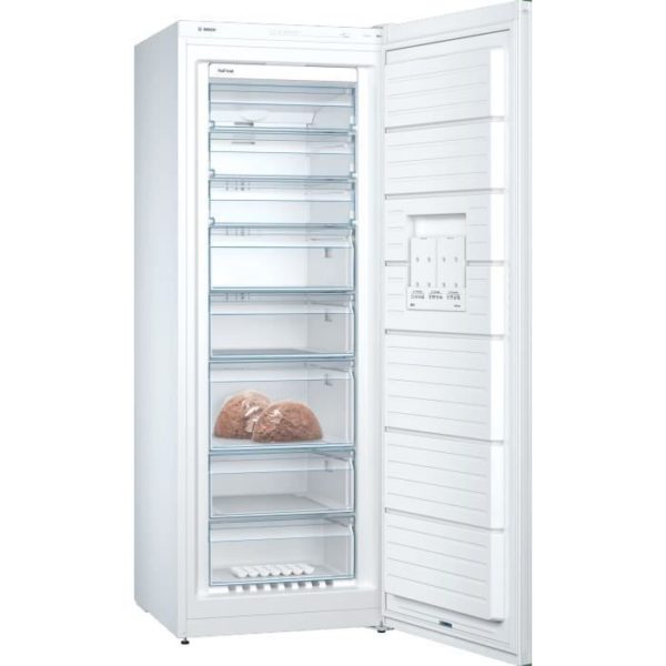BOSH GSN58VWEV Congélateur pose - libre - 365L - Réfrigérateur et congélateur - A++ - 191 x 70 cm - Blanc