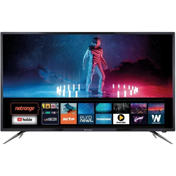 POLAROID - SMART TV LED 4K UHD - 58" (147cm) - WiFi - Netflix - YouTube - HDR 10 - Classe énergétique A